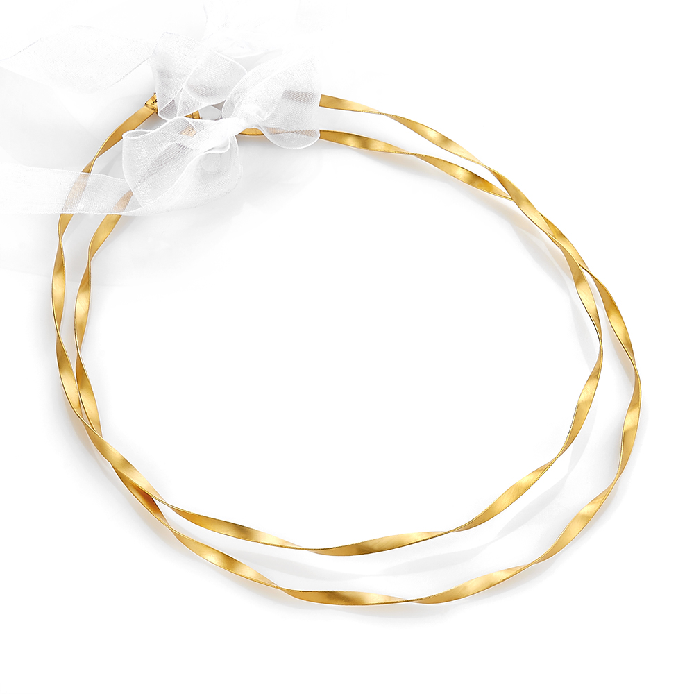 Louvaris επάργυρα χειροποίητα στέφανα γάμου Σ143Ε