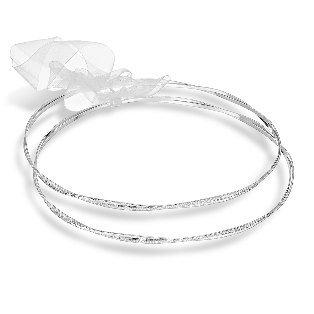 Louvaris επάργυρα χειροποίητα στέφανα γάμου Σ181Ε