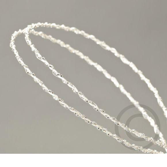 Louvaris επάργυρα χειροποίητα στέφανα γάμου Σ322Ε