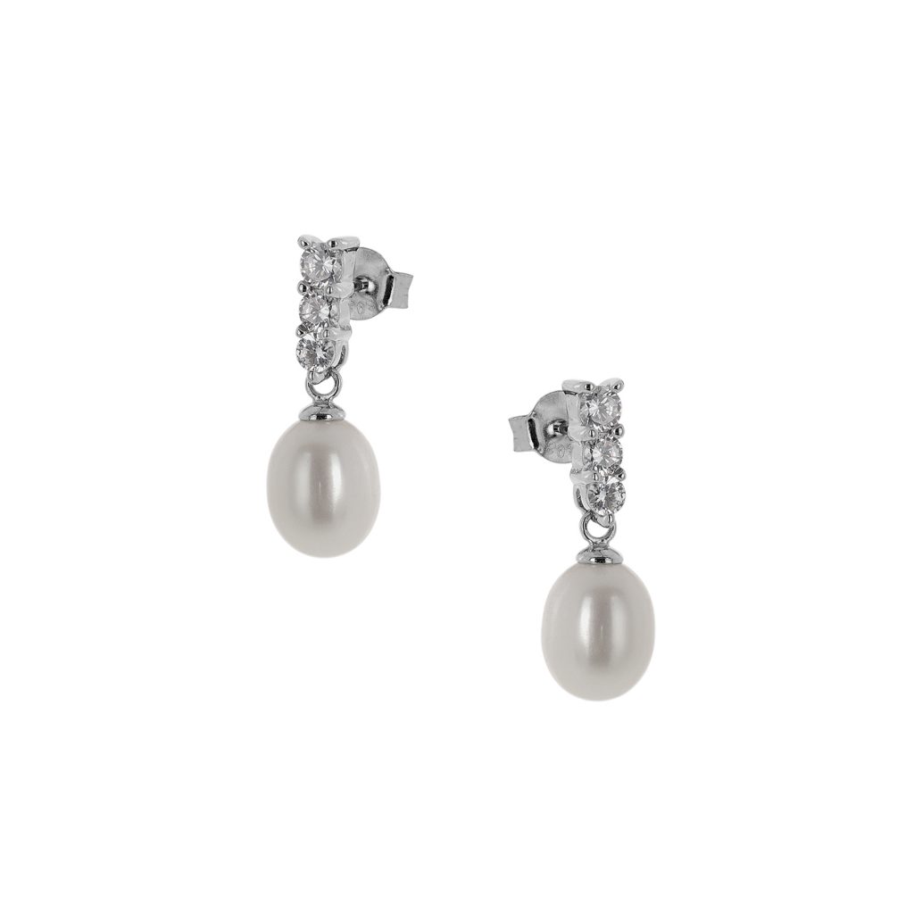 Prince Silvero Γυναικείο Ασημένιο σκουλαρίκι 925 9H-SC005-1