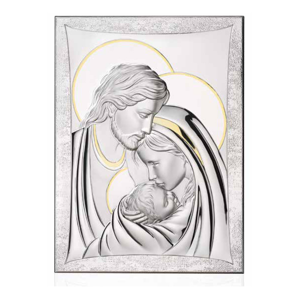 Thilia ασημένια εικόνα 11X14 η Αγία Οικογένεια 444154