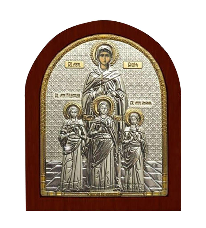 Ασημένια εικόνα 15Χ18 Η Αγία Σοφία ΜΕ40-124