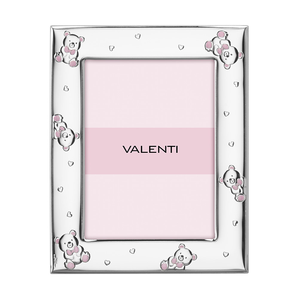 Ασημένια παιδική κορνίζα Valenti 9X13 73126/3LR
