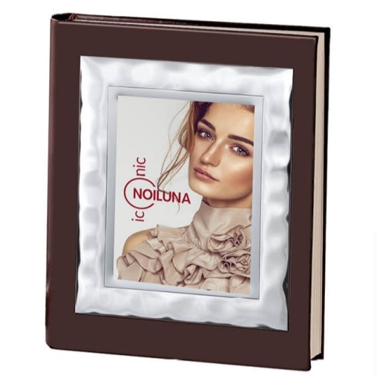 Δερμάτινο άλμπουμ με ασήμι Noiluna 35X35 3506/4
