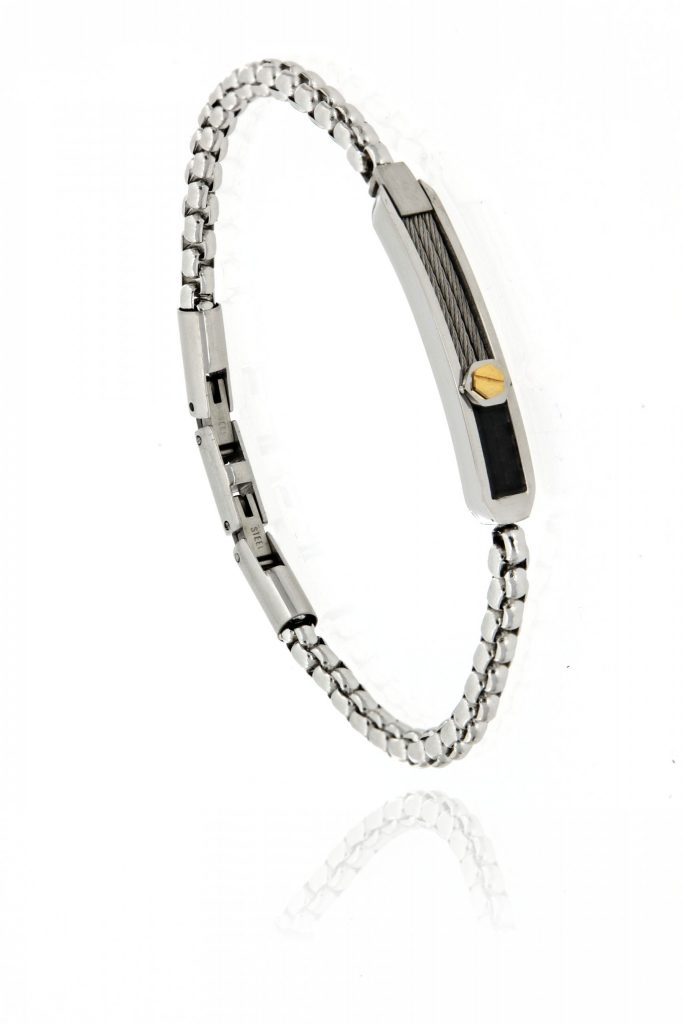 Ανδρικό ατσάλινο βραχιόλι Italsteel BR5098