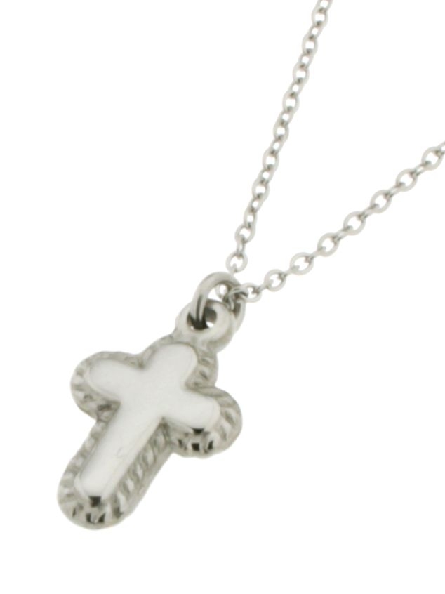 Ανδρικός ατσάλινος σταυρόςμε αλυσίδα  Italsteel PEND2024