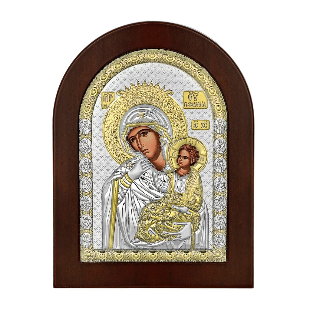 Prince Silvero ασημένια εικόνα 15X21 Παναγία Παραμυθία MA/E1152BX