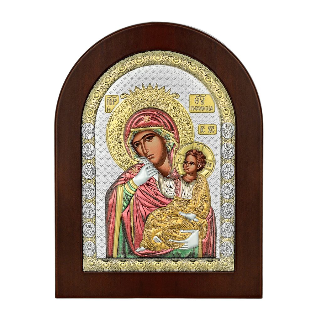 Prince Silvero ασημένια εικόνα 15X21 Παναγία Παραμυθία MA/E1152BXC