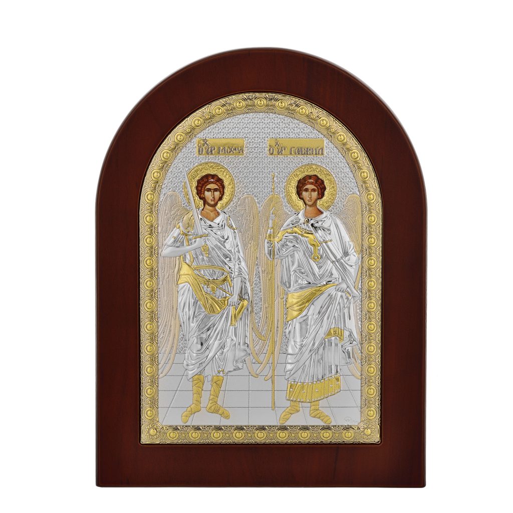 Prince Silvero ασημένια εικόνα Οι Άγιοι Ταξιάρχες 15Χ21 MA/E1161BX