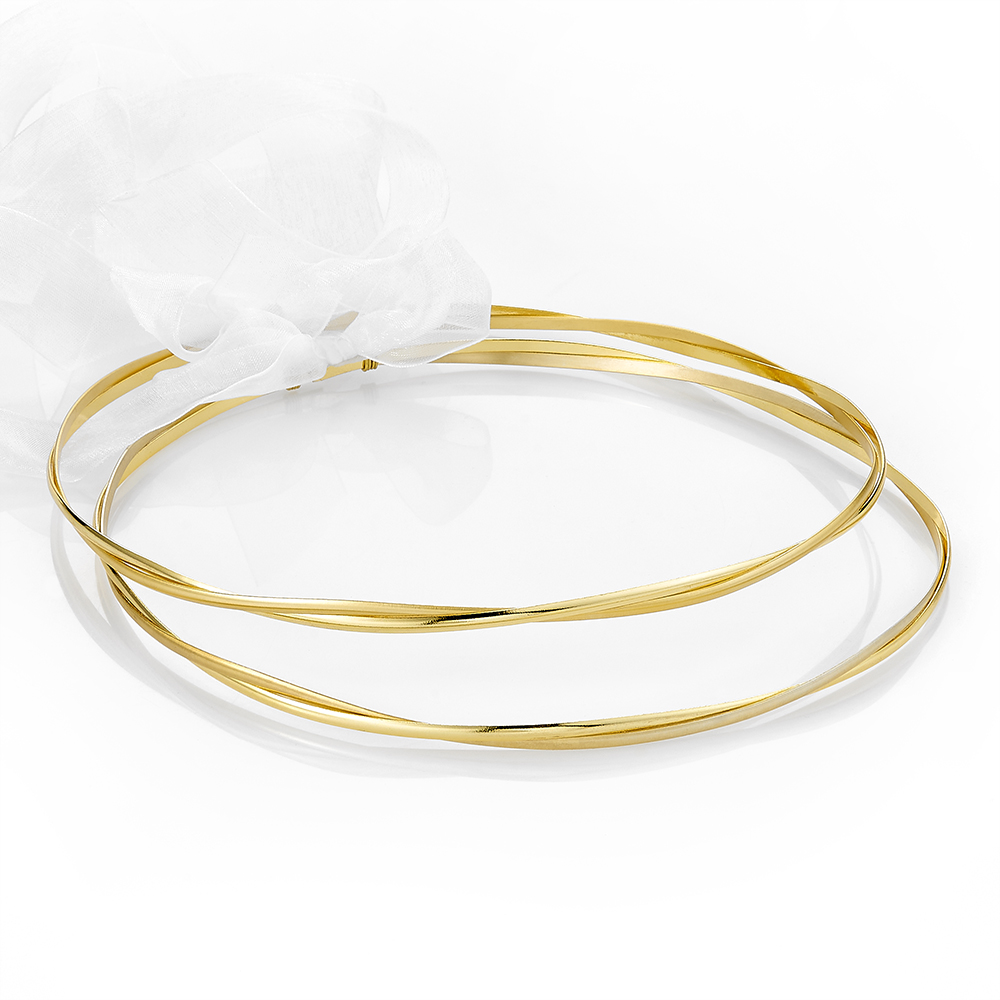 Louvaris επάργυρα χειροποίητα στέφανα γάμου Σ114Ε