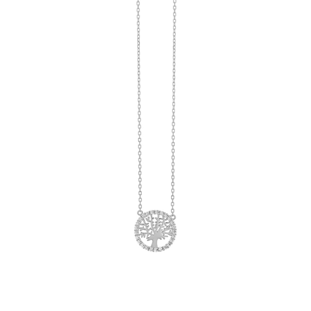 Prince Silvero γυναικείο ασημένιο κολιέ 925 3ZK-KD160-1