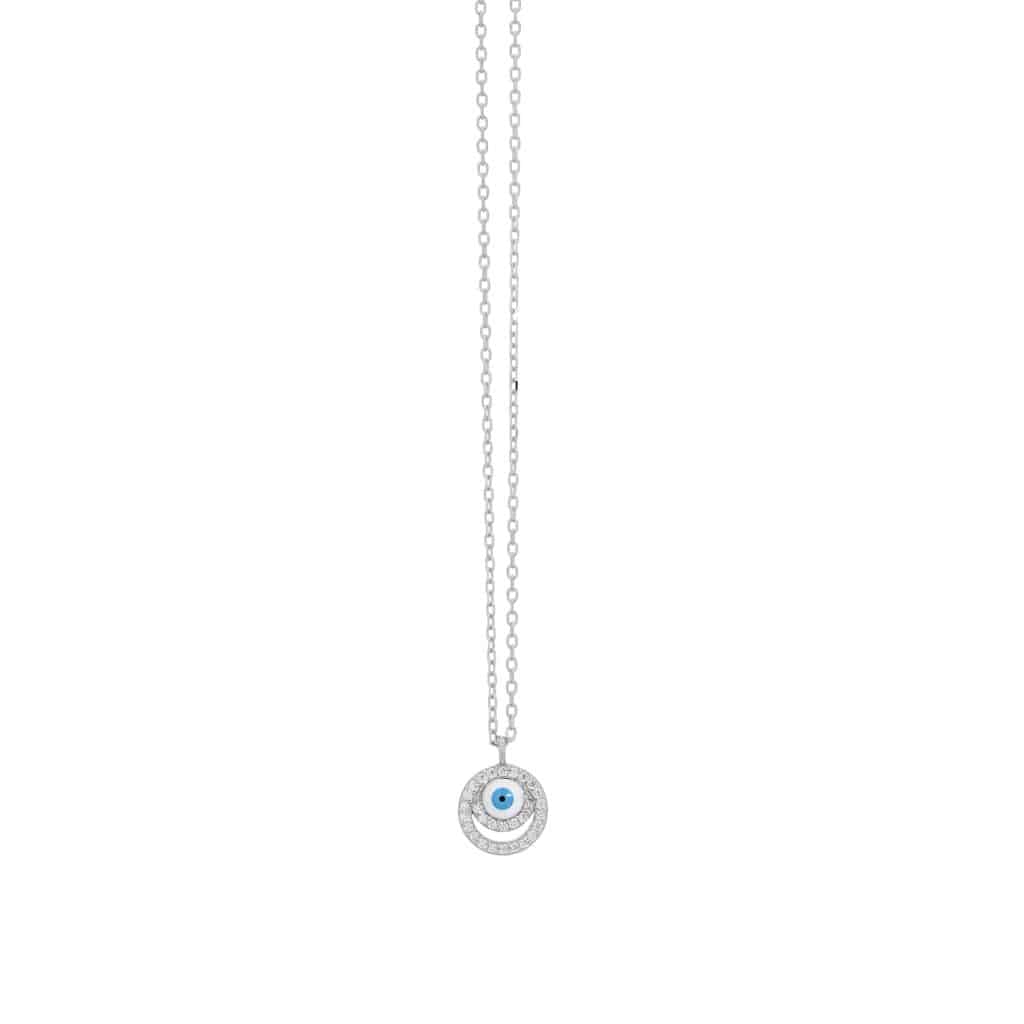 Prince Silvero γυναικείο ασημένιο κολιέ 925 3A-KD575-1W