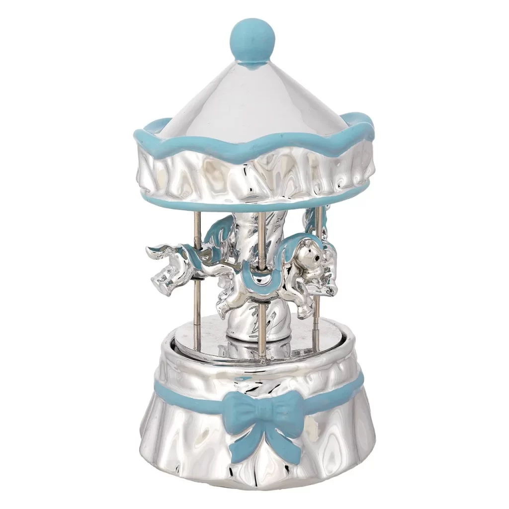 Bagutta μουσικό καρουζέλ απο ασήμι για αγόρι 17εκ. 4167-02A