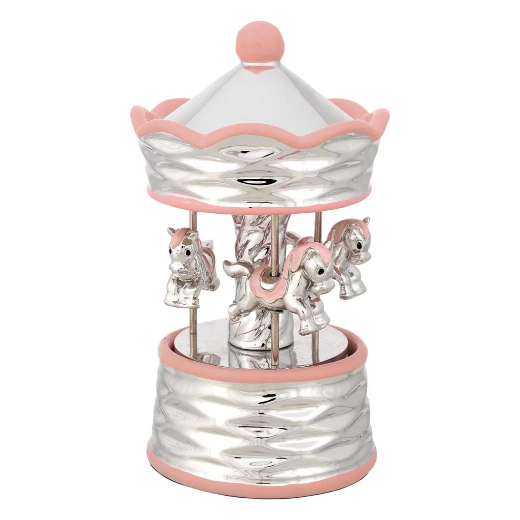 Bagutta μουσικό καρουζέλ απο ασήμι για κορίτσι 17εκ. 4167-03R