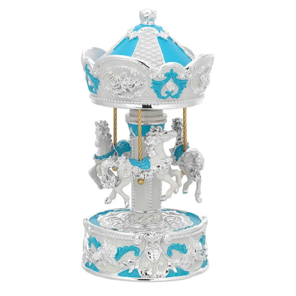 Bagutta μουσικό καρουζέλ απο ασήμι για αγόρι 19εκ. 4182-01A