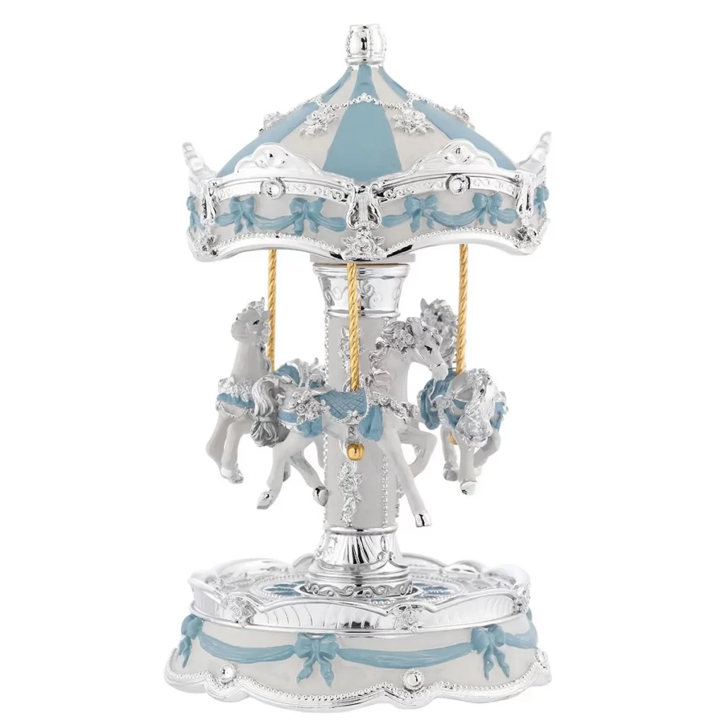 Bagutta μουσικό καρουζέλ απο ασήμι για αγόρι 19εκ. 4189-01A