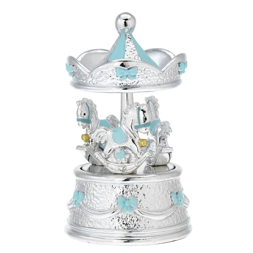 Bagutta μουσικό καρουζέλ απο ασήμι για αγόρι 17εκ. 4202-01A