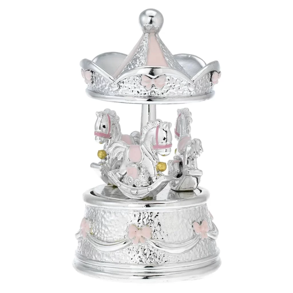 Bagutta μουσικό καρουζέλ απο ασήμι για κορίτσι 17εκ. 4202-01R