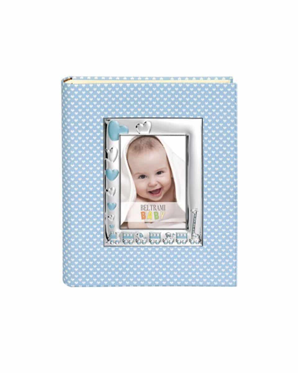 Beltrami παιδικό δερμάτινο άλμπουμ με ασημένια κορνίζα  20X25 3700/2PR