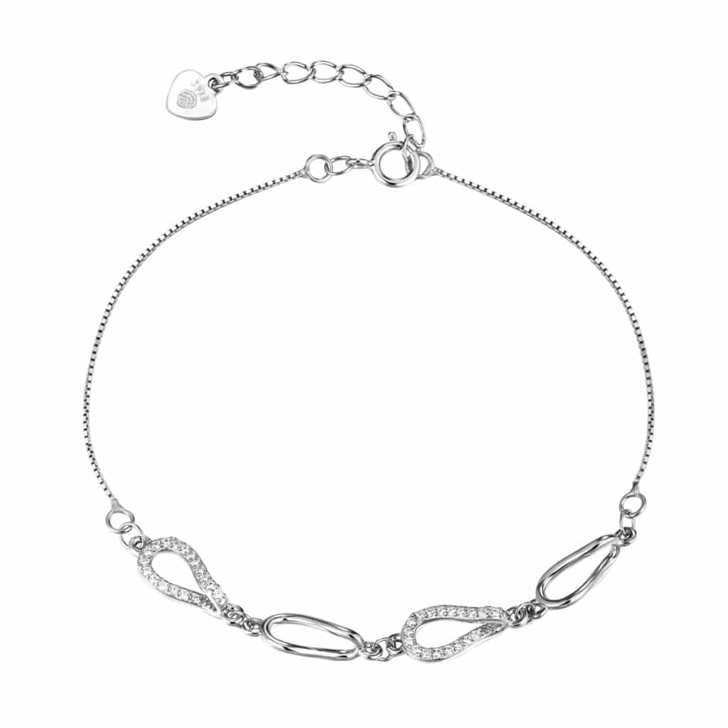 Prince Silvero γυναικείο ασημένιο βραχιόλι 925 3A-BR762-1