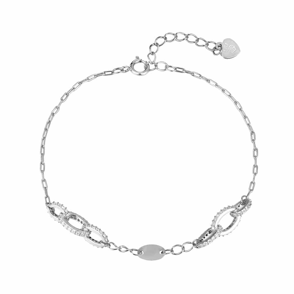 Prince Silvero γυναικείο ασημένιο βραχιόλι 925 3A-BR788-1