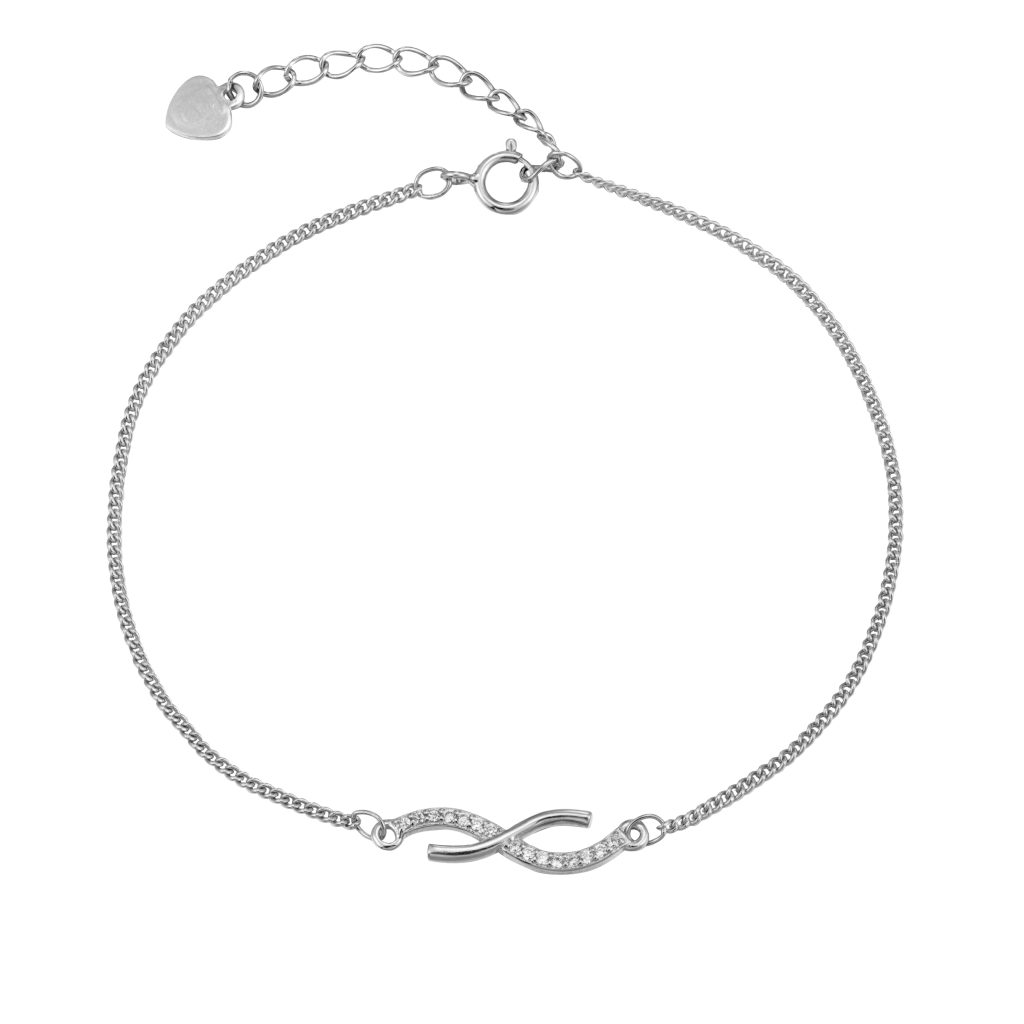 Prince Silvero γυναικείο ασημένιο βραχιόλι 925 3A-BR824-1