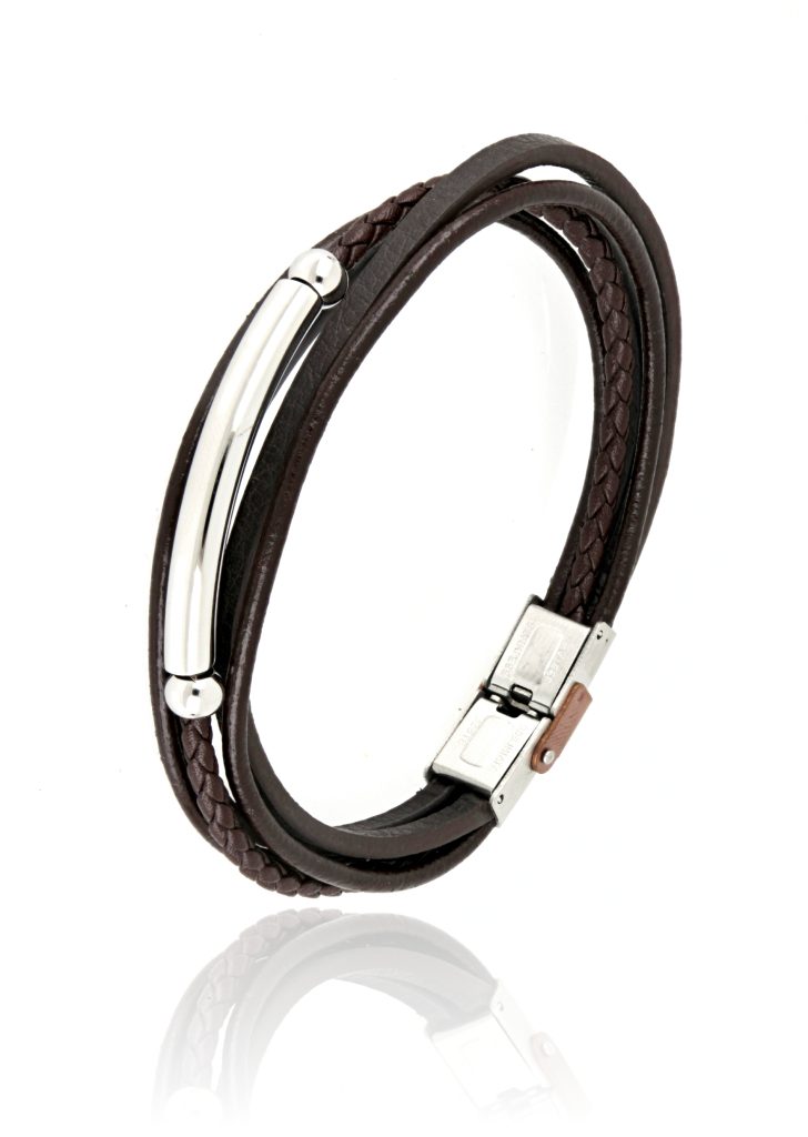 Italsteel ανδρικό ατσάλινο βραχιόλι BR3540