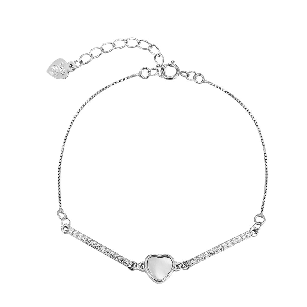 Prince Silvero γυναικείο ασημένιο βραχιόλι 925 3A-BR773-1