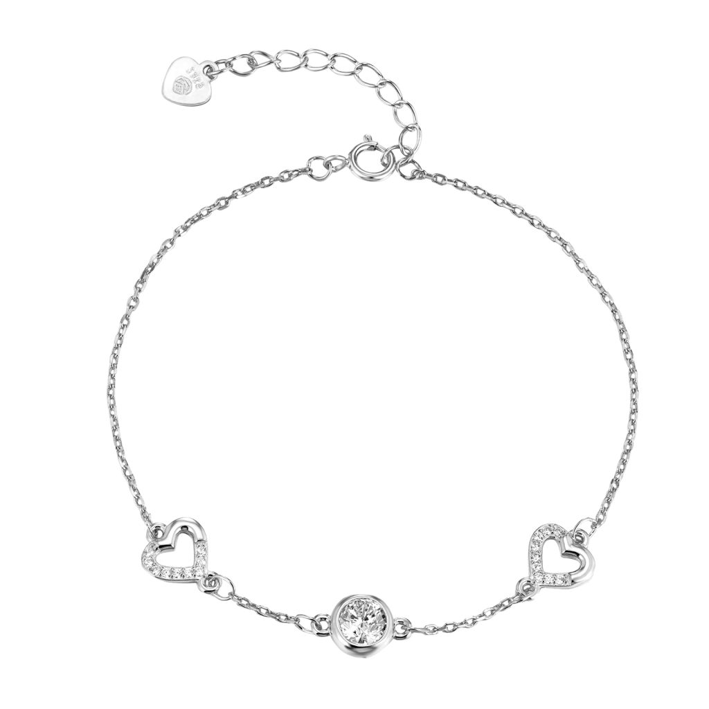 Prince Silvero γυναικείο ασημένιο βραχιόλι 925 3A-BR786-1