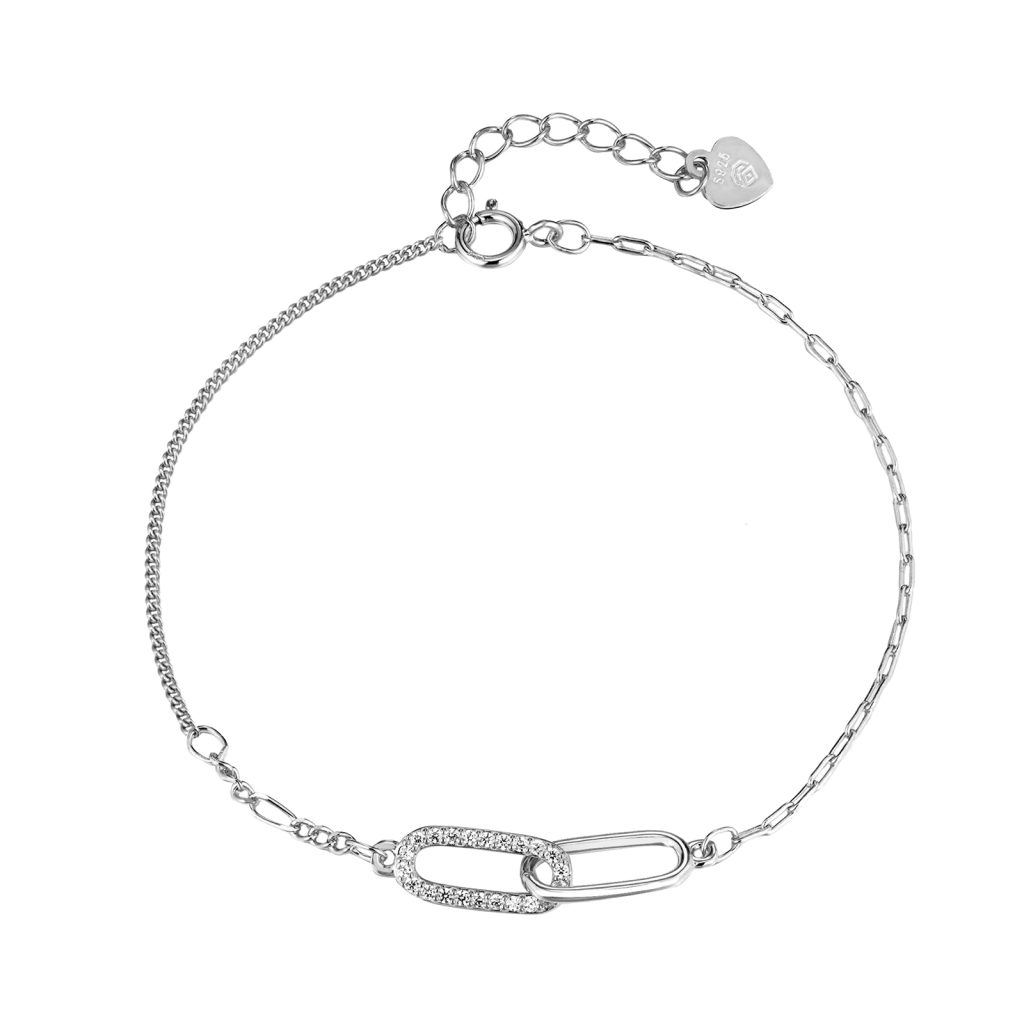 Prince Silvero γυναικείο ασημένιο βραχιόλι 925 3A-BR796-1