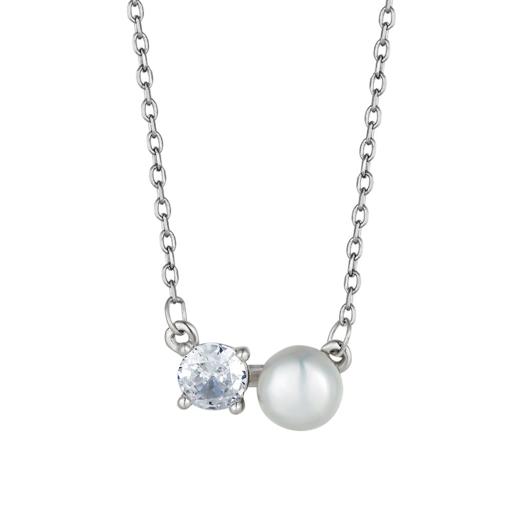 Prince Silvero γυναικείο ασημένιο κολιέ 925 3A-KD782-1