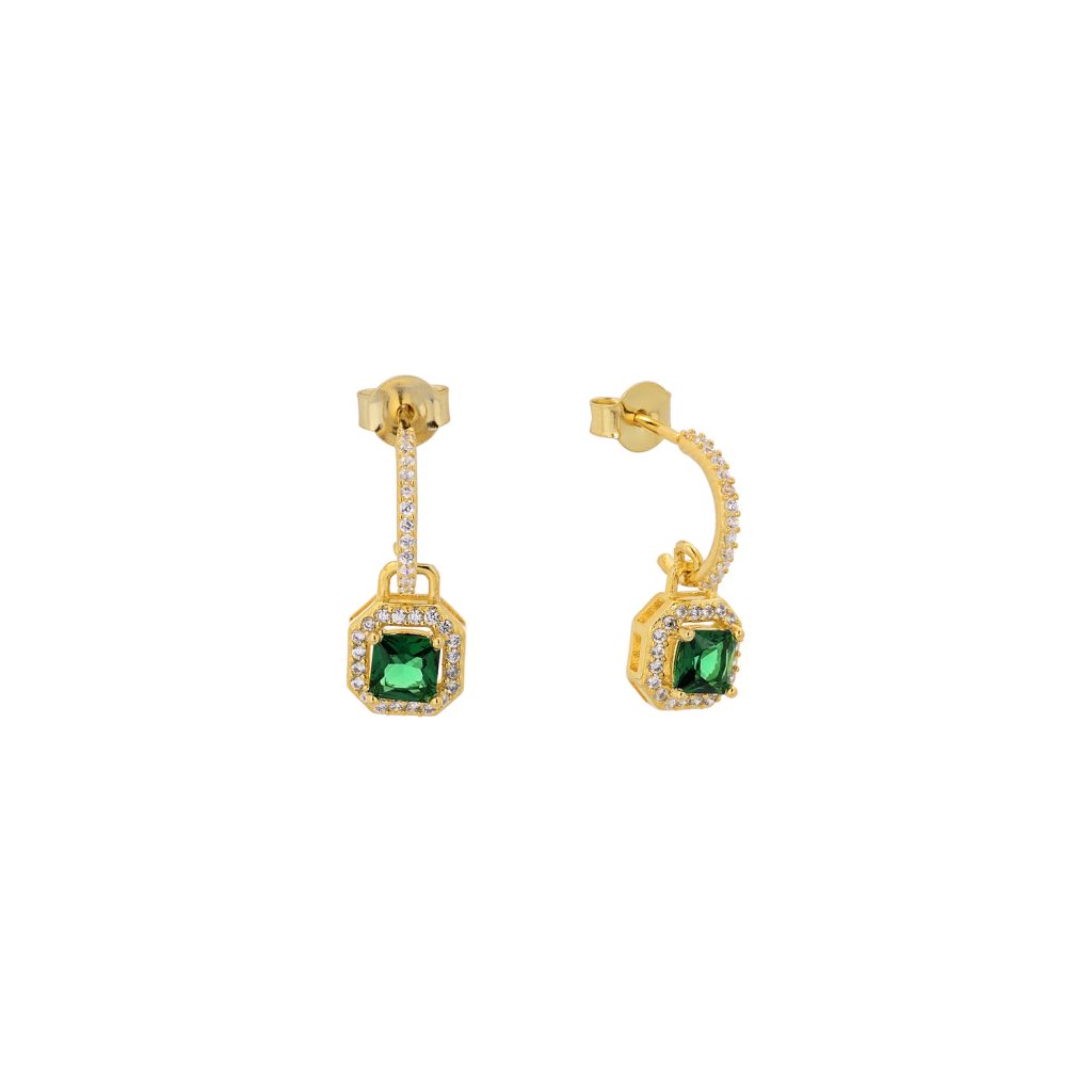 Prince Silvero γυναικείο ασημένιο σκουλαρίκι 925 3A-SC679-3E