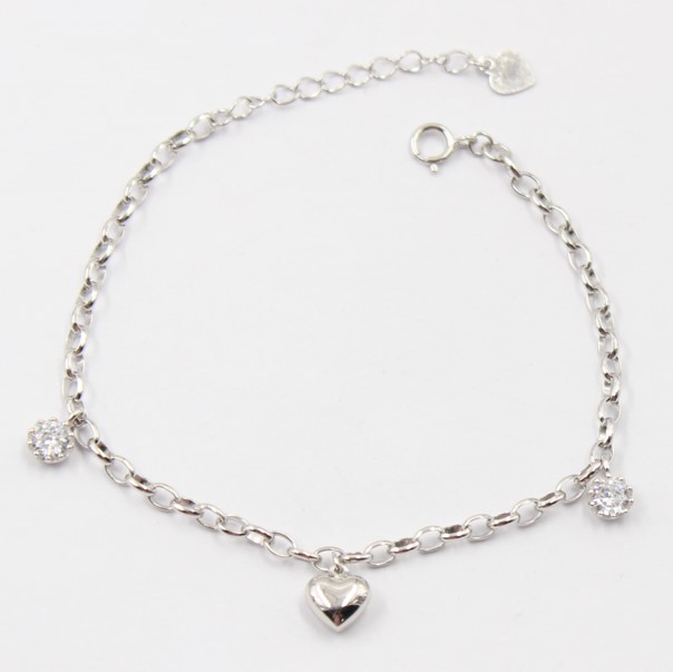 Prince Silvero γυναικείο ασημένιο βραχιόλι 925 4A-BR058-1