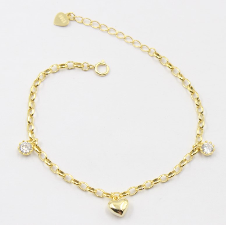 Prince Silvero γυναικείο ασημένιο βραχιόλι 925 4A-BR058-3