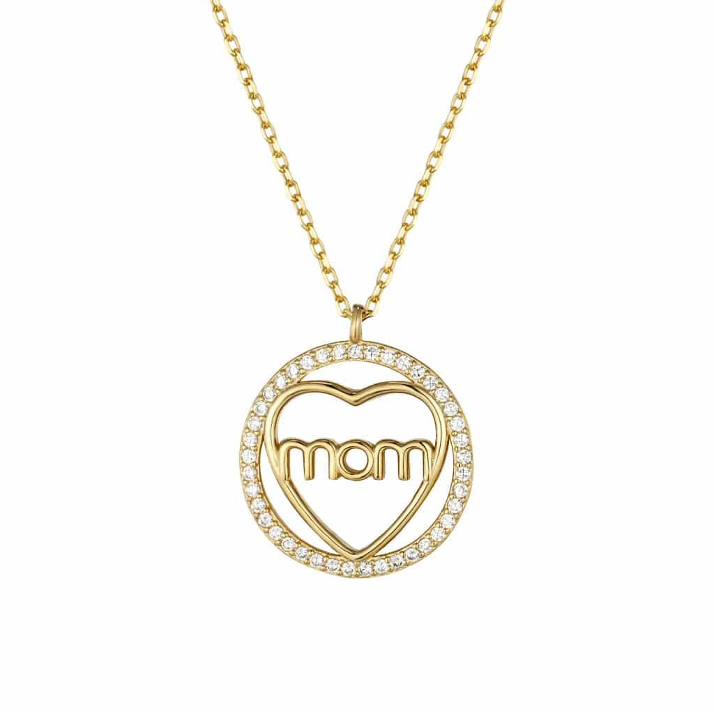 Prince Silvero γυναικείο ασημένιο κολιέ μαμά 925 4A-KD756-3