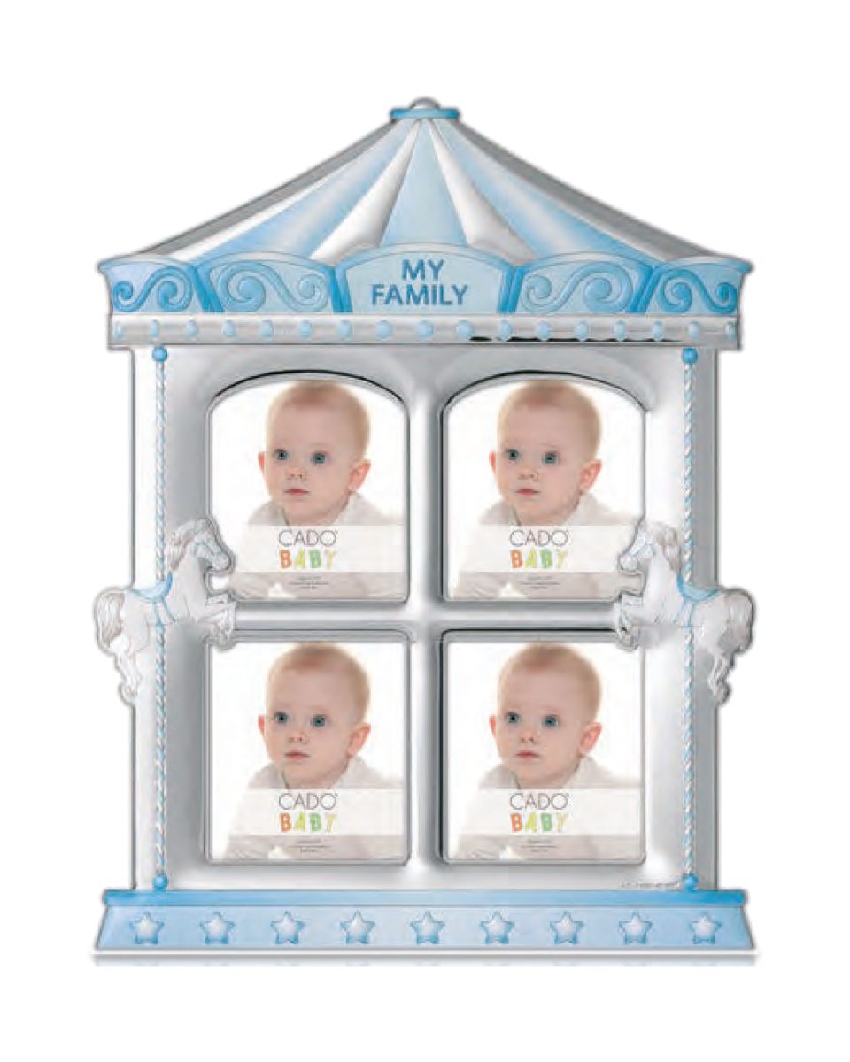 Cado Ασημένια παιδική κορνίζα για αγόρι 20X25 3837C