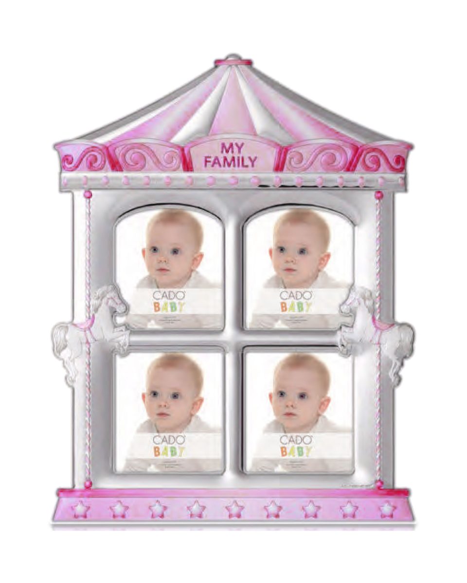 Cado Ασημένια παιδική κορνίζα για κορίτσι 20X25 3837R