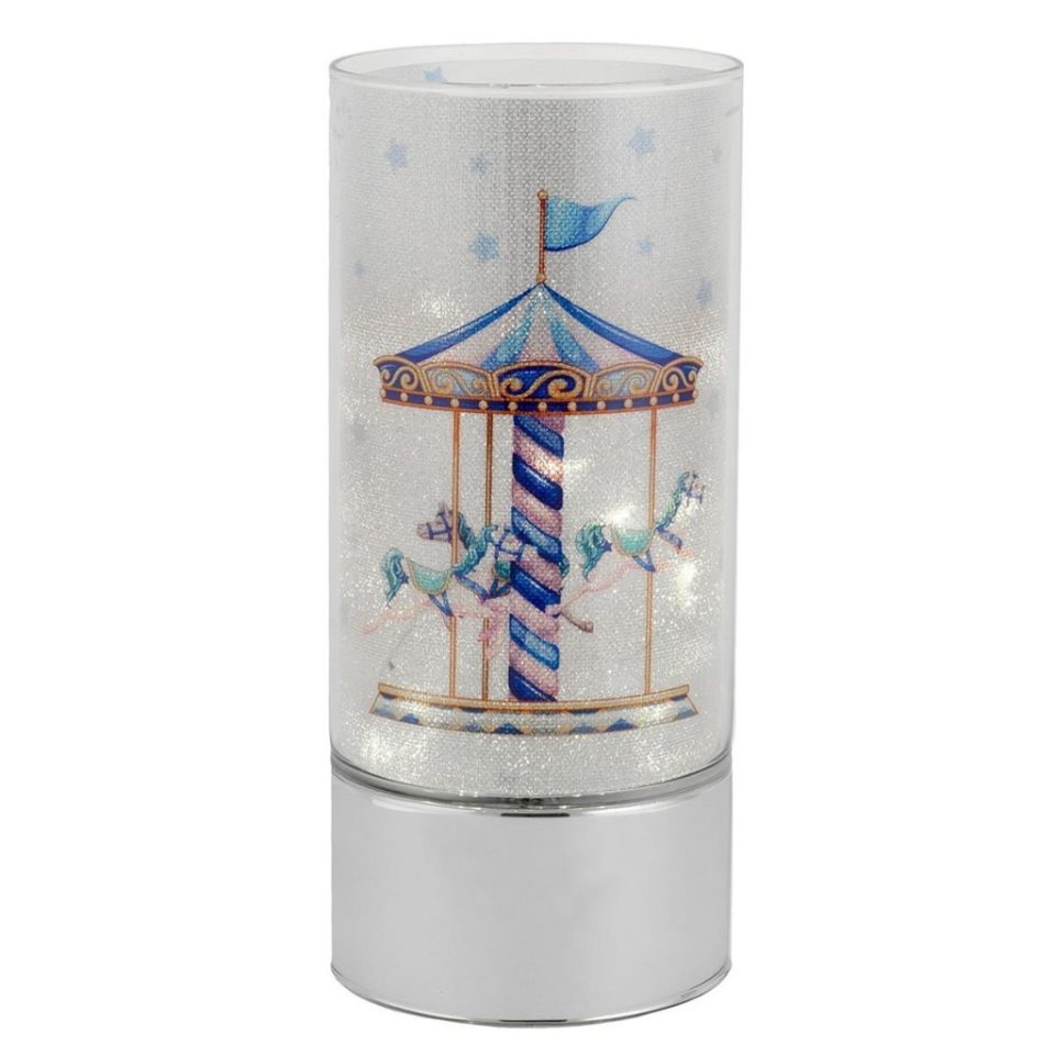 Bagutta παιδικό φωτιστικό από γυαλί και κάλυψη ασήμι για αγόρι 20εκ. με φως led 4183-20 A