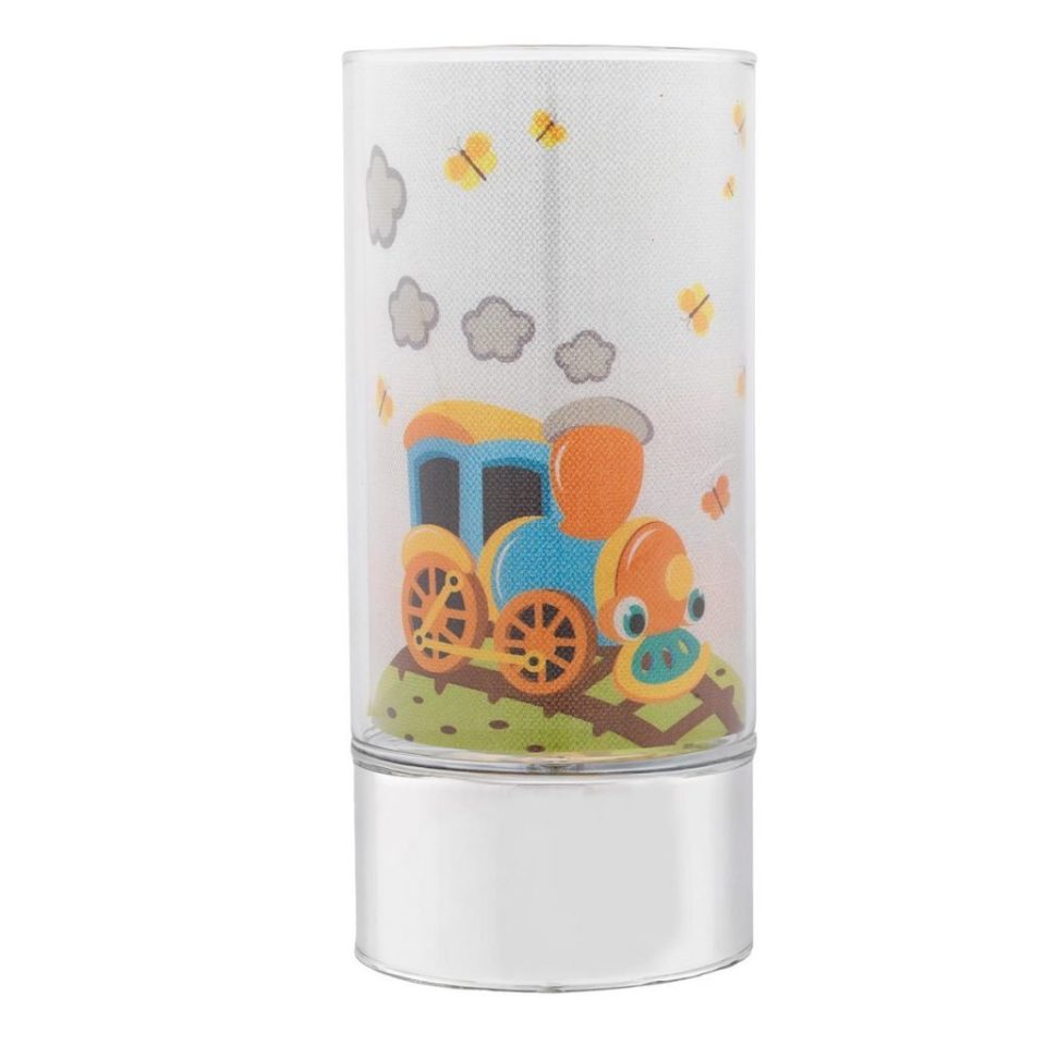 Bagutta παιδικό φωτιστικό από γυαλί και κάλυψη ασήμι 20εκ. με φως led 4194-20