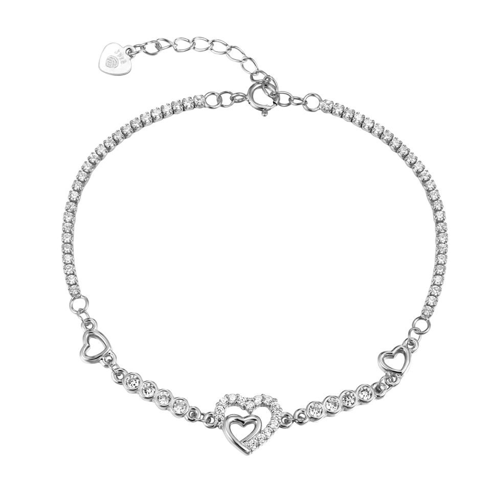 Prince Silvero γυναικείο ασημένιο βραχιόλι 925 3A-BR798-1