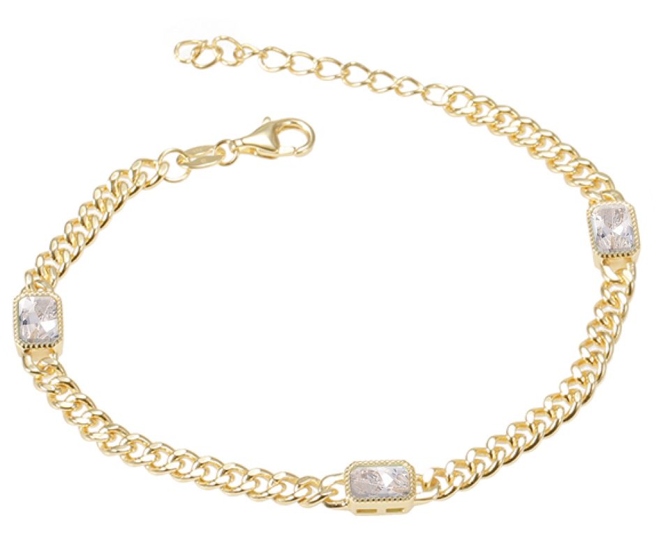 Prince Silvero γυναικείο ασημένιο βραχιόλι 925 3TA-BR214-3