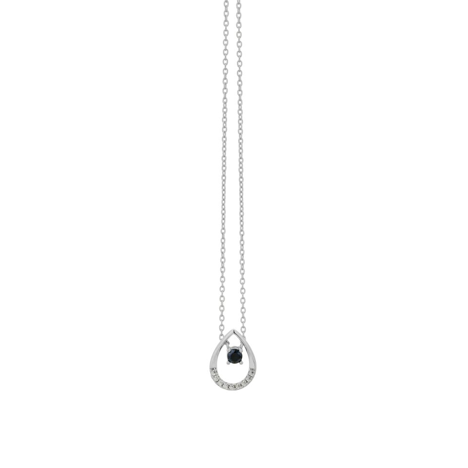 Prince Silvero γυναικείο ασημένιο κολιέ 925 3ZK-KD149-1B