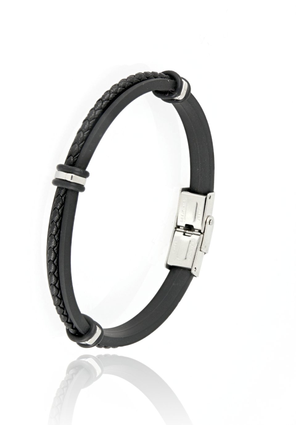 Italsteel ανδρικό ατσάλινο βραχιόλι BR3221