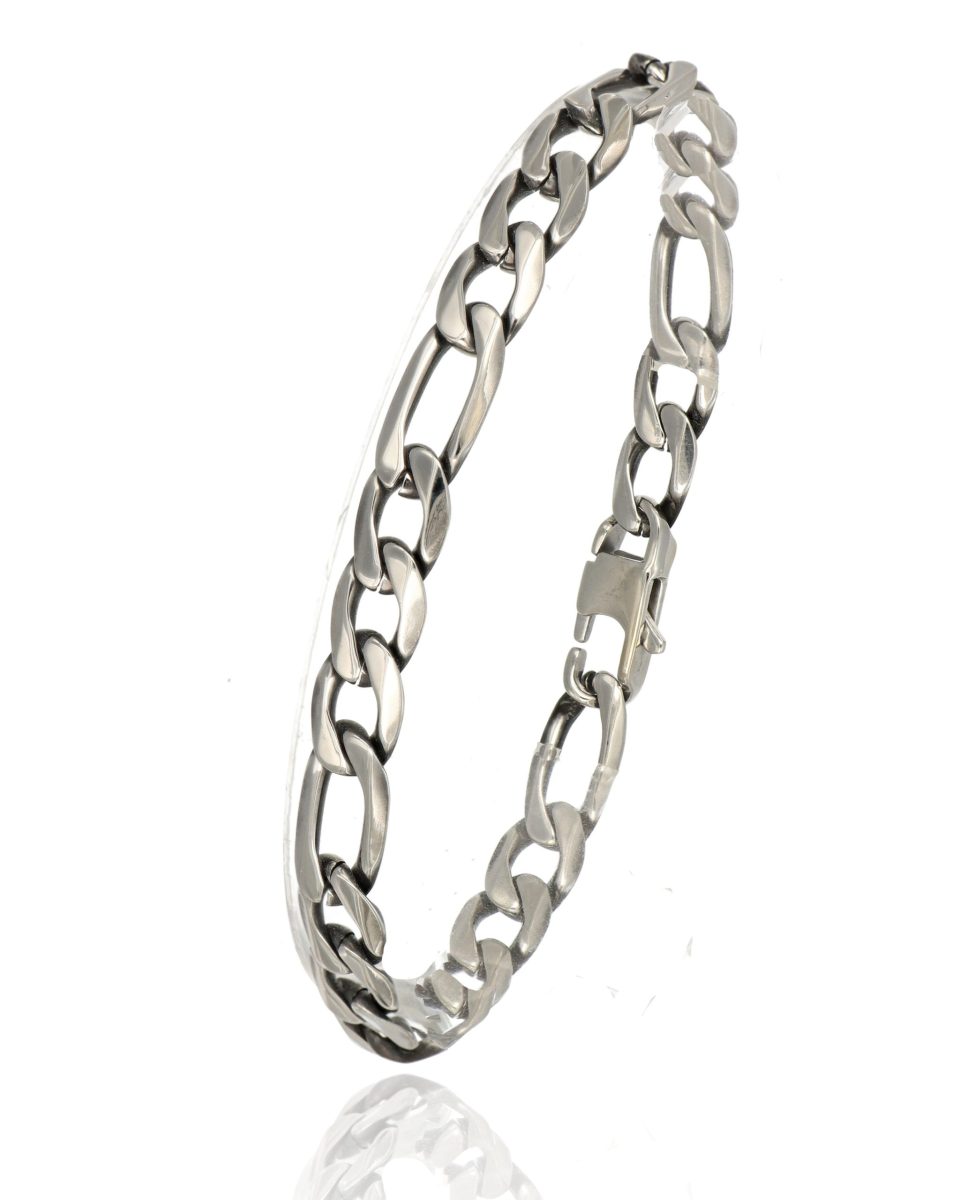 Italsteel ανδρικό ατσάλινο βραχιόλι BR6381