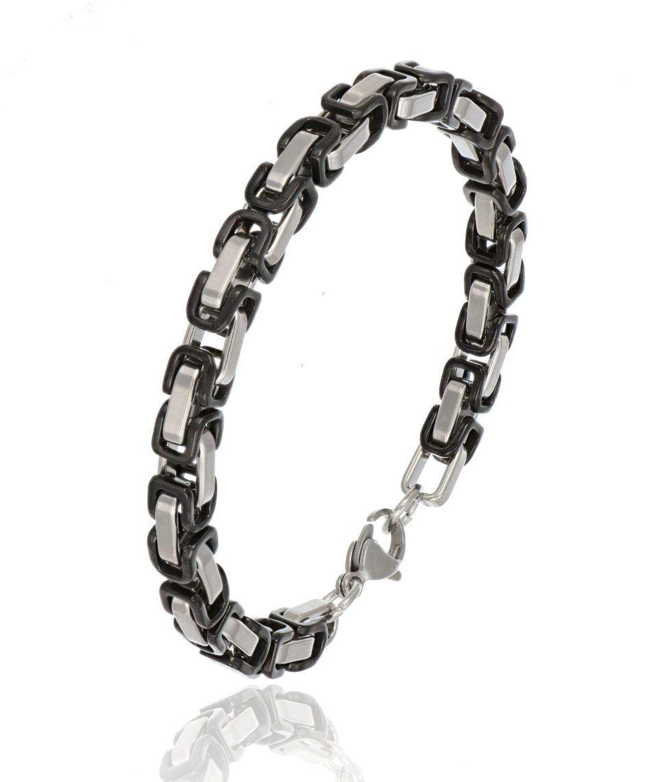 Italsteel ανδρικό ατσάλινο βραχιόλι BR6247