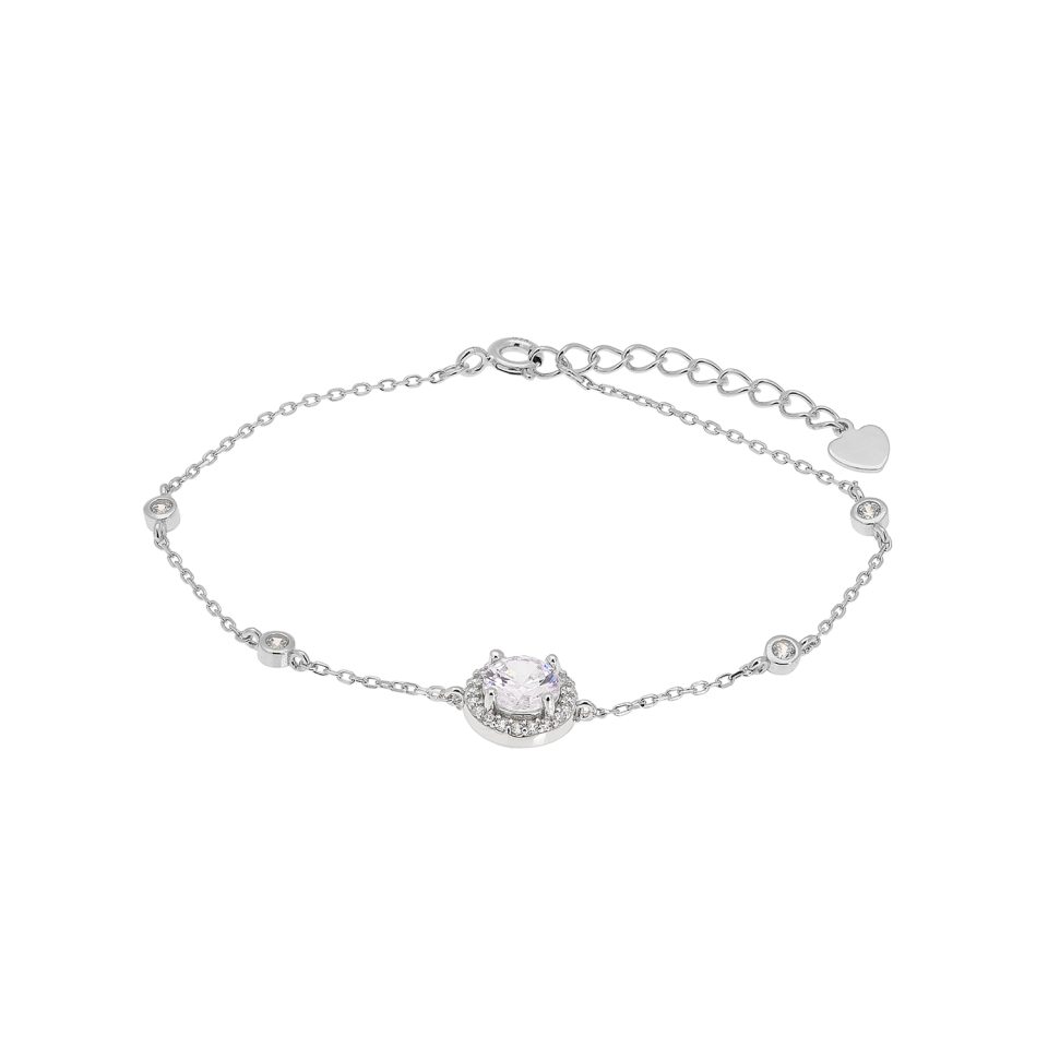 Prince Silvero γυναικείο ασημένιο βραχιόλι 925 3ZK-BR200-1