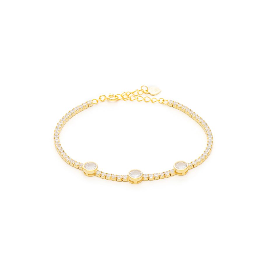 Prince Silvero γυναικείο ασημένιο βραχιόλι 925 4A-BR125-3