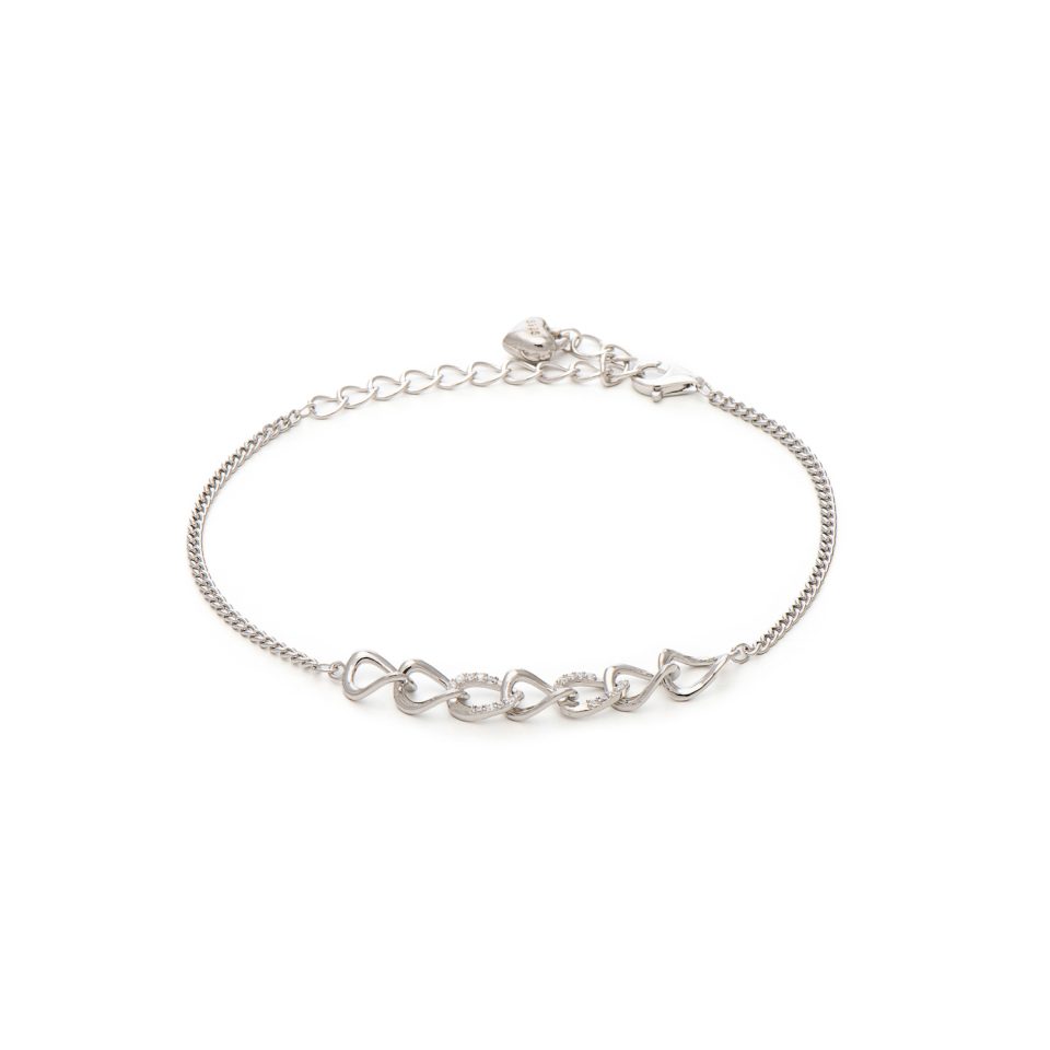 Prince Silvero γυναικείο ασημένιο βραχιόλι 925 4TU-BR001-1