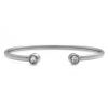 Zaklin Silver γυναικεία ατσάλινη χειροπέδα SB1359