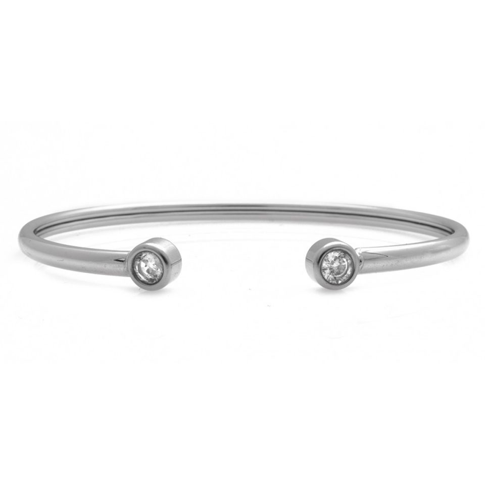 Zaklin Silver γυναικεία ατσάλινη χειροπέδα SB1359